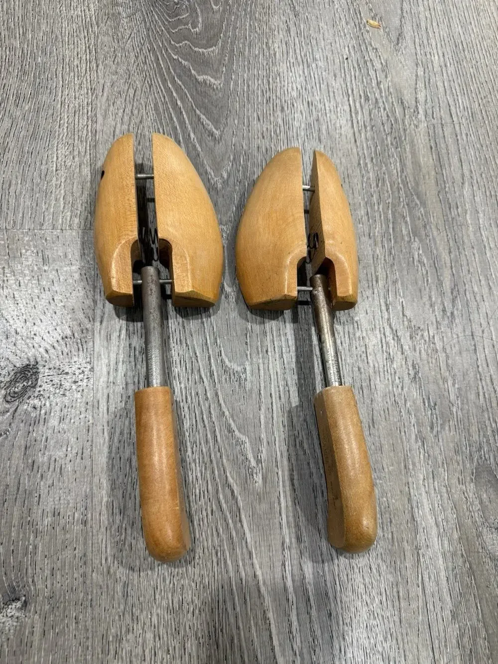 Vintage Rochester Shoe Tree Co Mohawk Pair Wooden Set Of 2 Shoe Stretchers